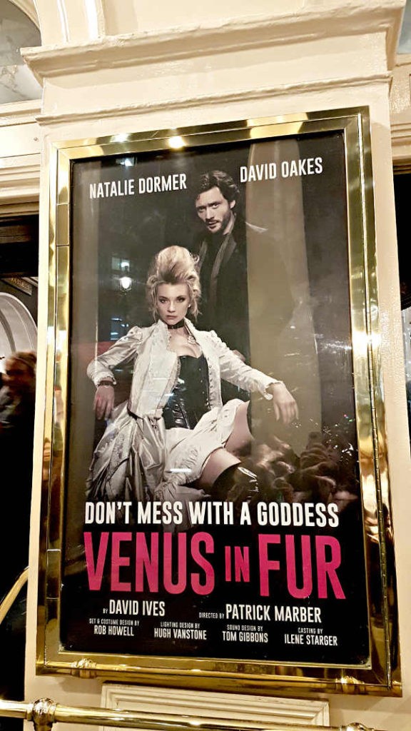 Venus in Fur, Theatre Royal Haymarket, London, Natalie Dormer, David Oakes