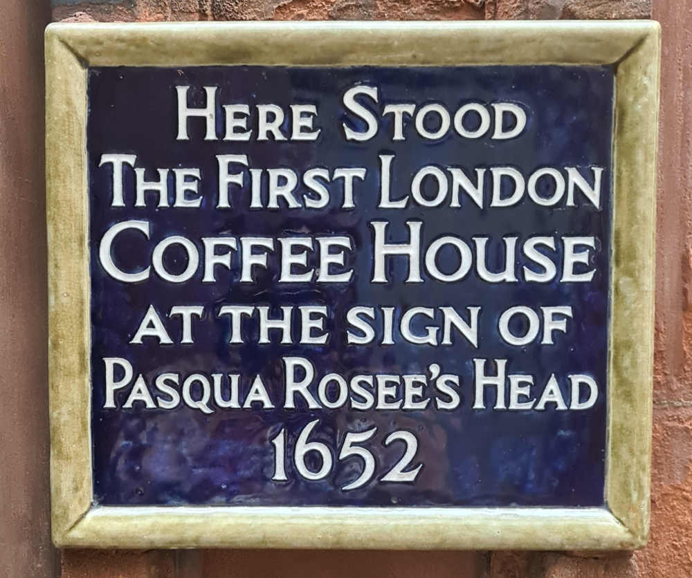 first coffee house in London